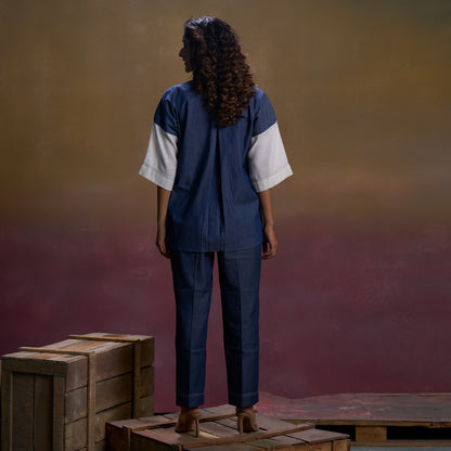 Indigo Frame Denim Co-ord Set