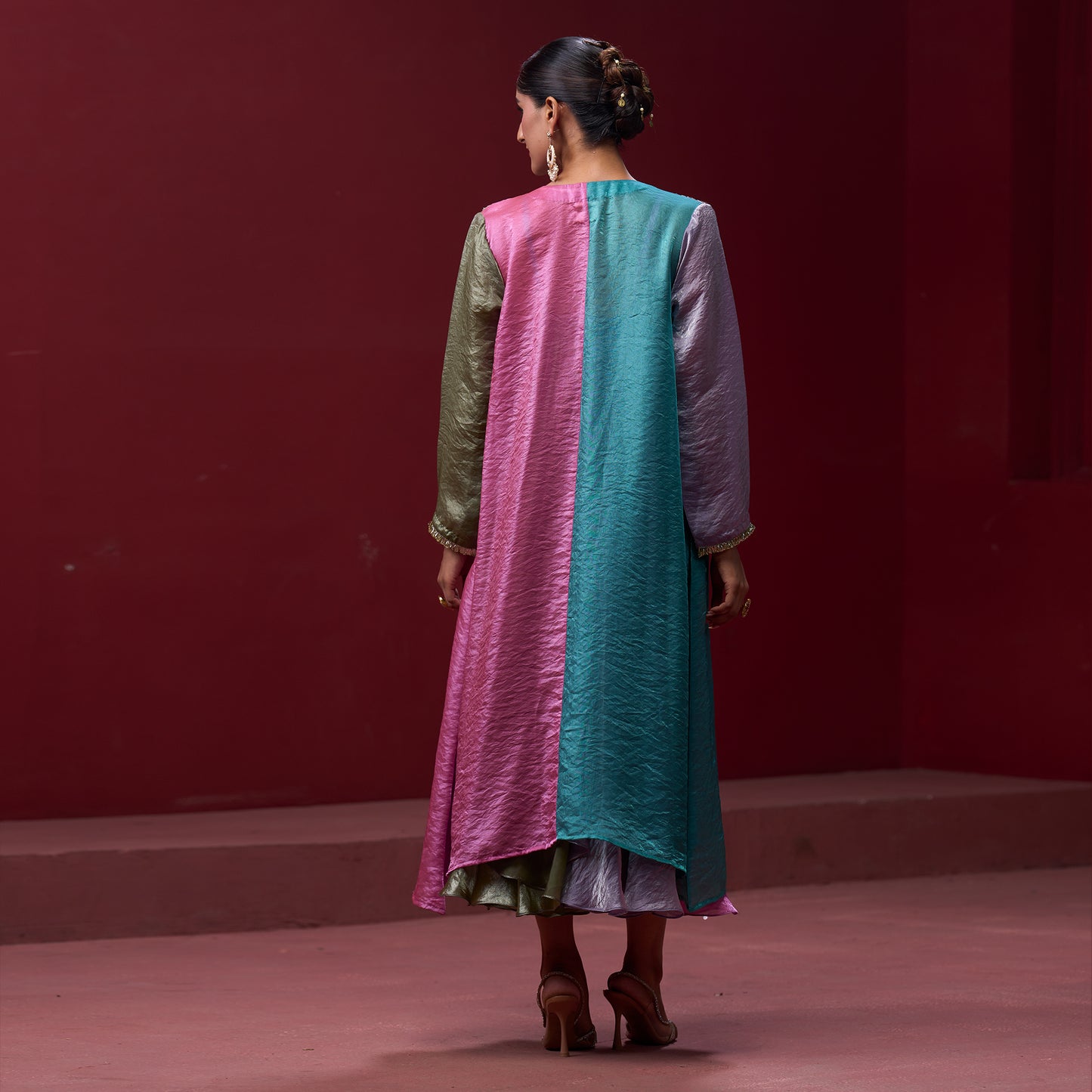 Flare Candy 4 Color dress with embellished jacket