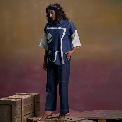 Indigo Frame Denim Co-ord Set