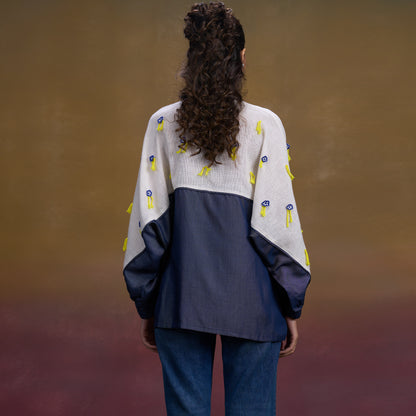 Indigo Meadow Denim Shirt