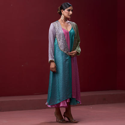 Flare Candy 4 Color dress with embellished jacket