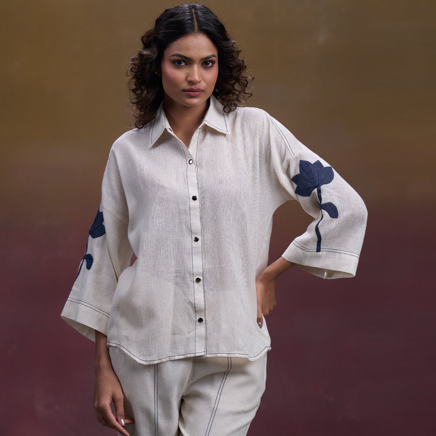 Indigo Bloom Co-ord Set