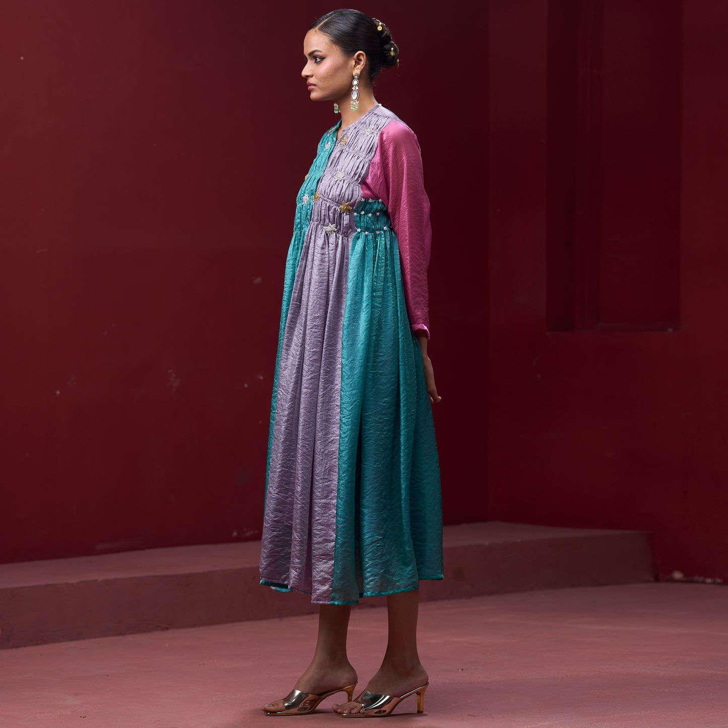 Flare embellished Candy 4 color kurta Dress