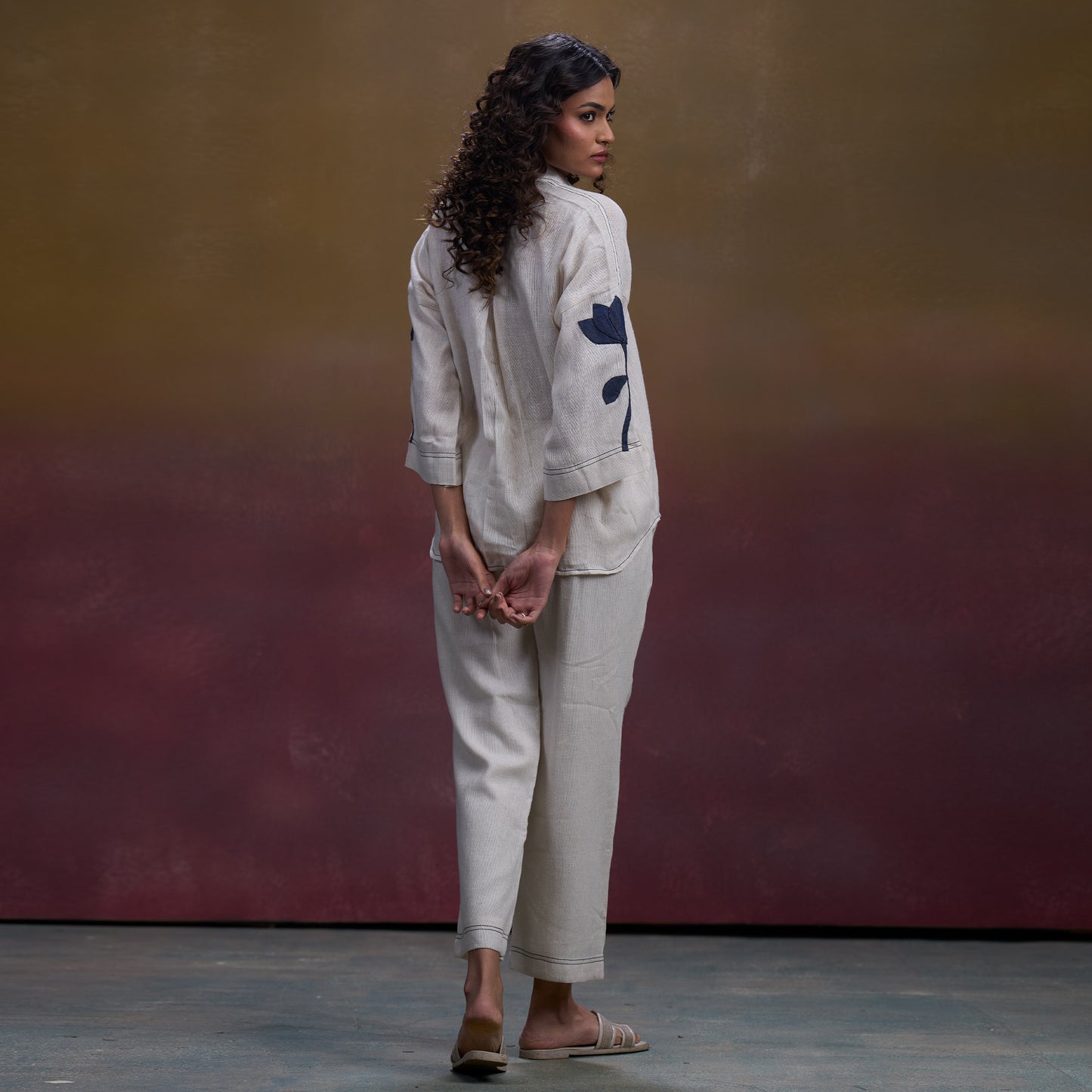 Indigo Bloom Co-ord Set